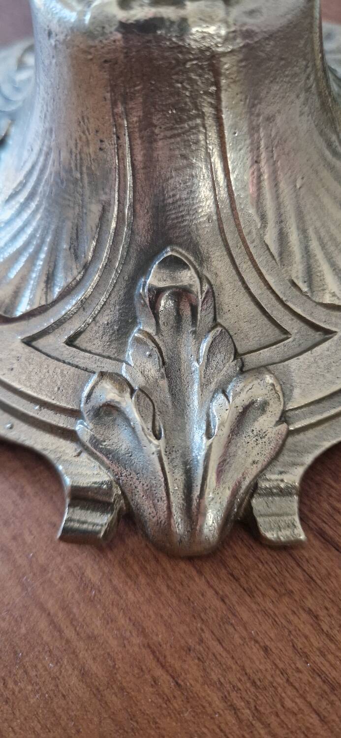 Art Nouveau style lamp by Müller Frères