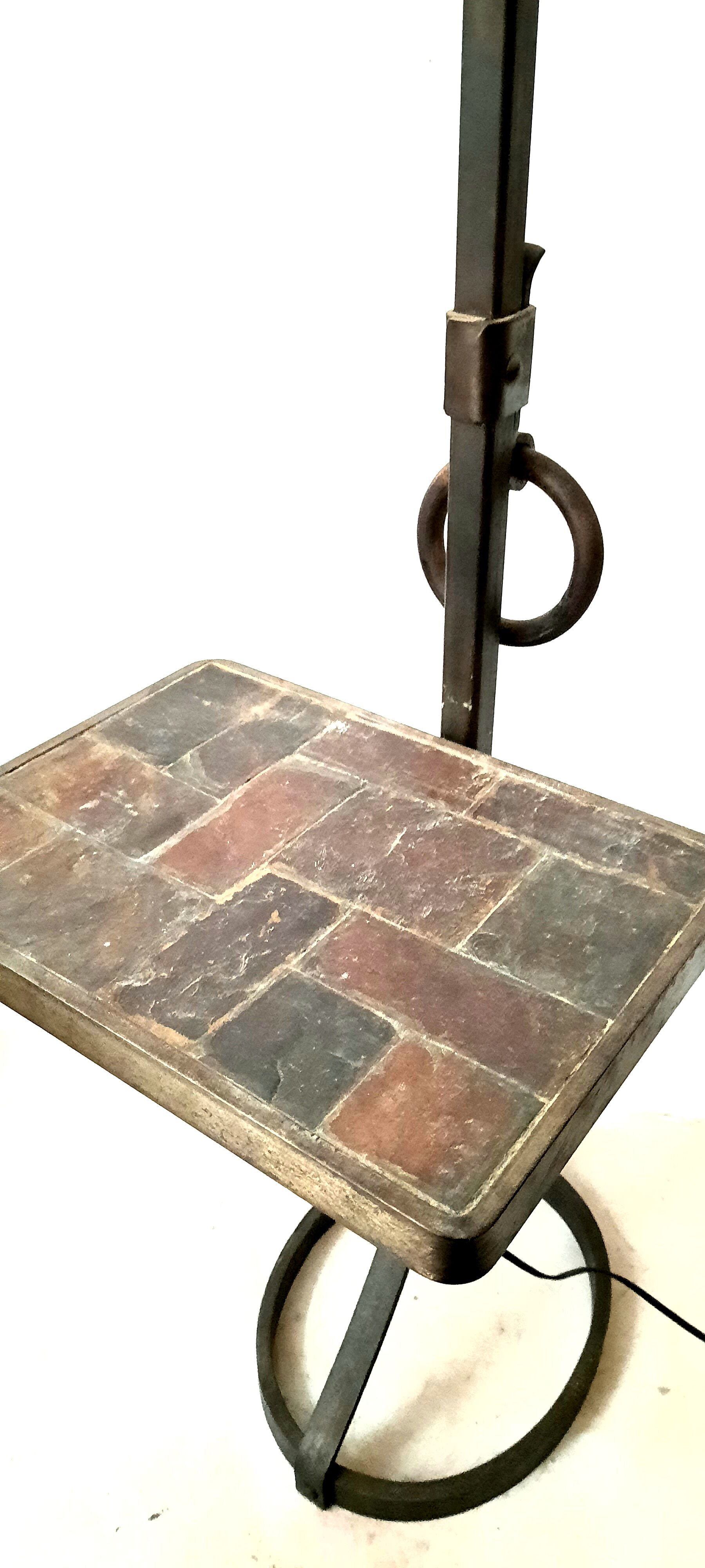 Brutalist tablet lamp of the 60s