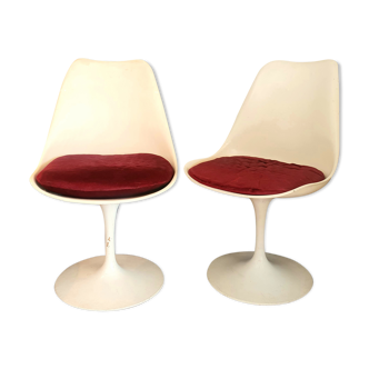 Pair of chairs by Eero Saarinen for Knoll