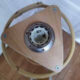 Lampadaire rotin bambou vintage années 50-60