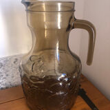 Smoked glass carafe