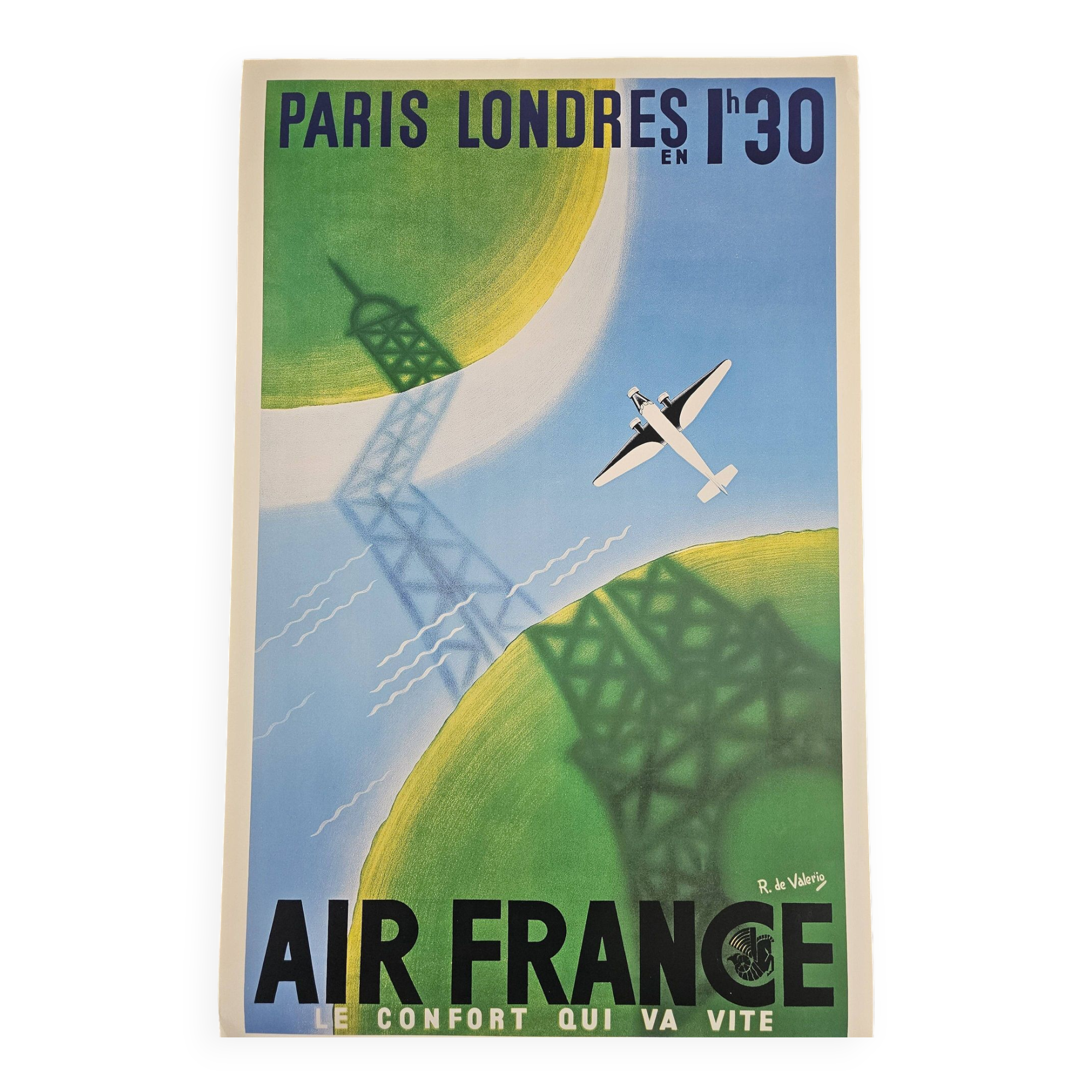 Air France poster - Paris - London