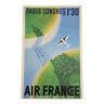 Affiche Air France - Paris - Londres