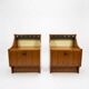 Pair of Scandinavian teak bedside tables from the 1960s.