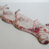 Enamel tea towel holder