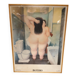 Poster framed under glass BOTERO