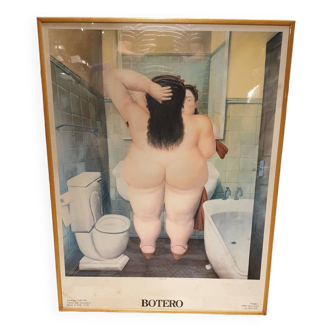 Poster framed under glass BOTERO