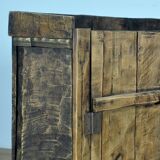 Beech wabi sabi cabinet, 1850s