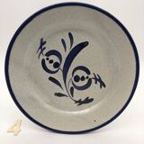 6 dessert plates, St Clément. Hand-painted decoration.