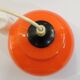 Vintage pendant light in Orange opaline/space era/vintage