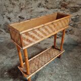 Bamboo planter, 1970s