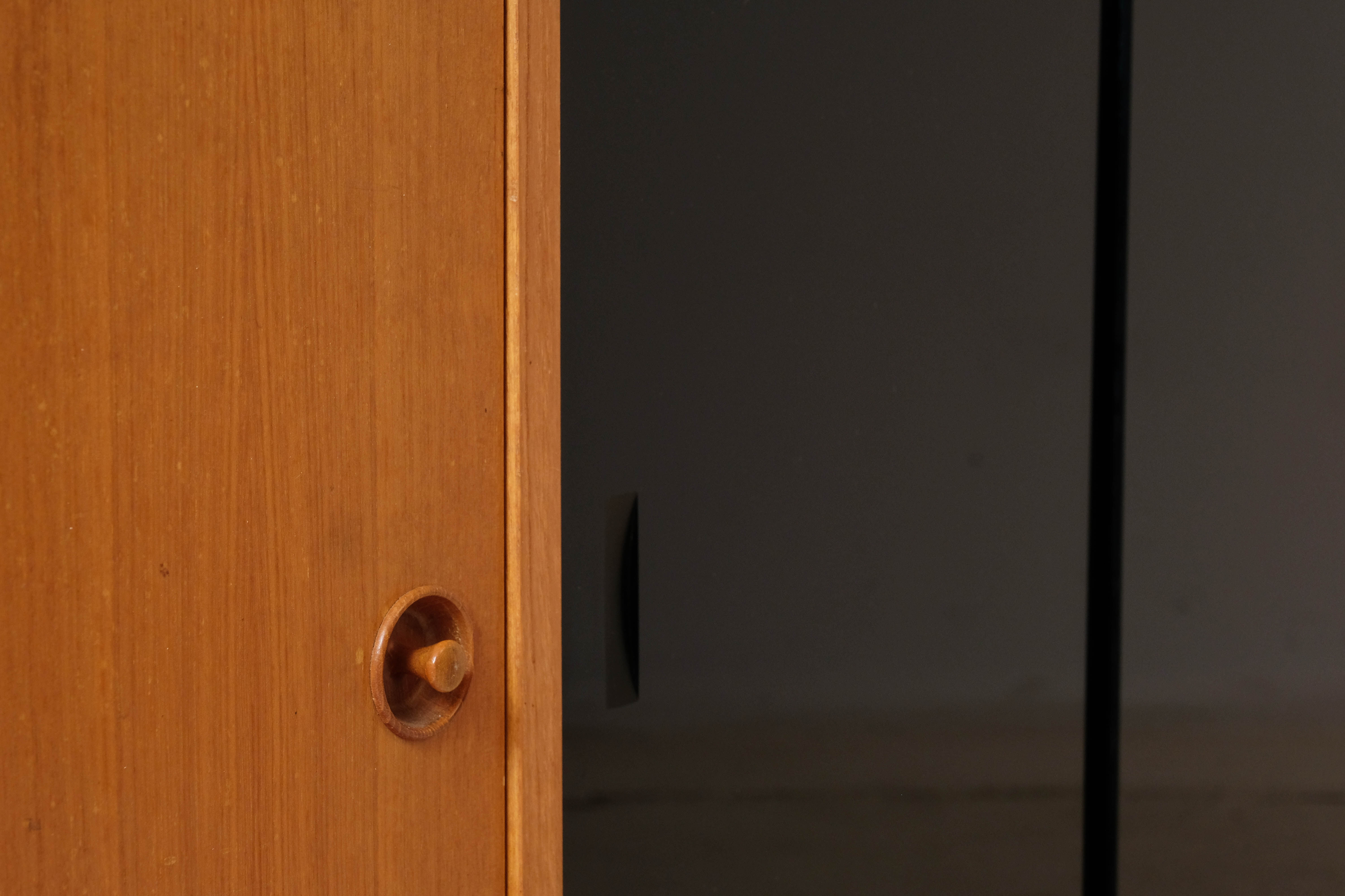 Teak enfilade Minvielle ARP Guariche, Motte, Mortier 1960