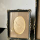 Pair of English Antique Metal Picture Frames in 2 different sizes
