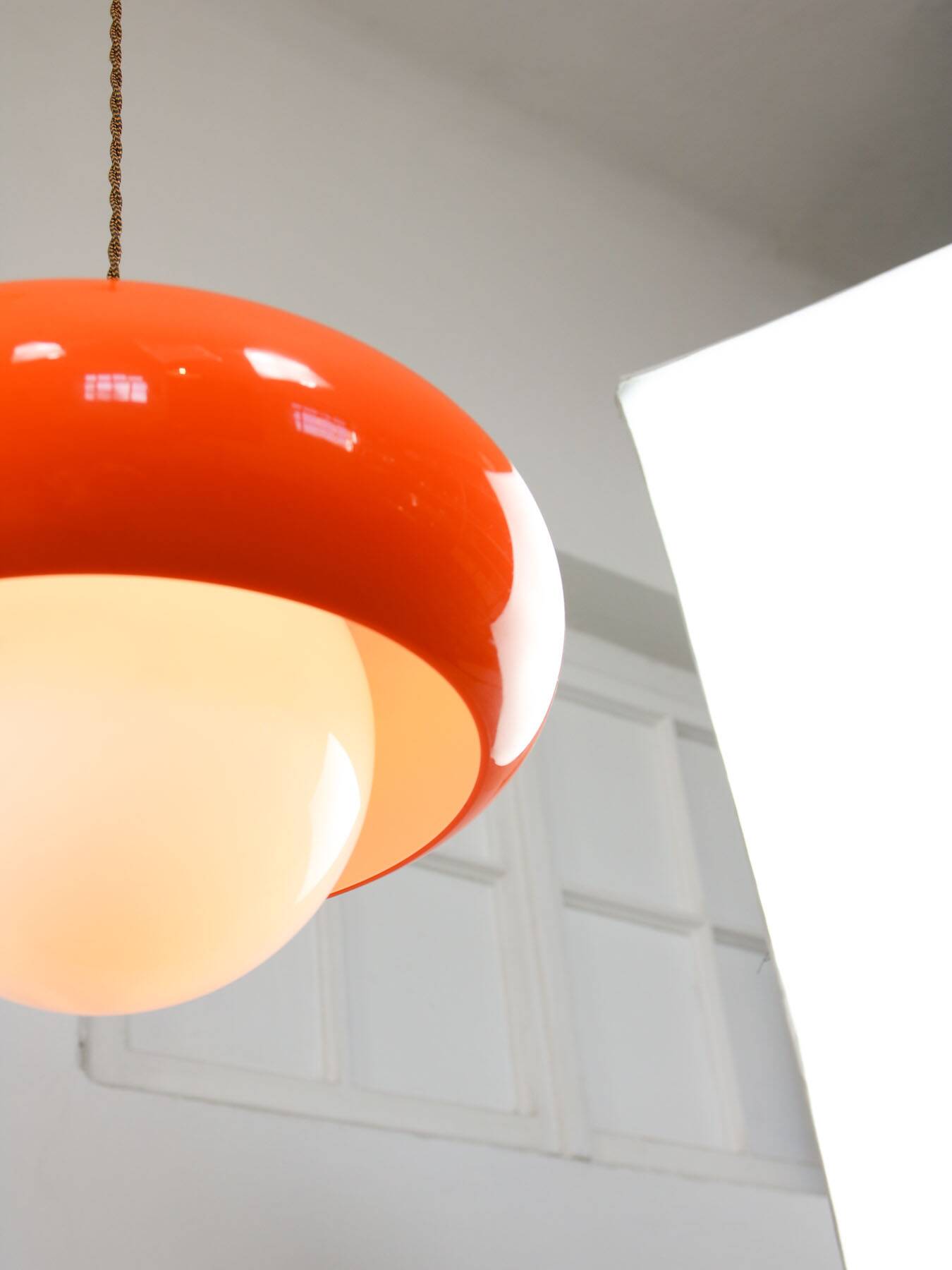 Space Age Model Best Pendant from Guzzini in Orange, 1970s