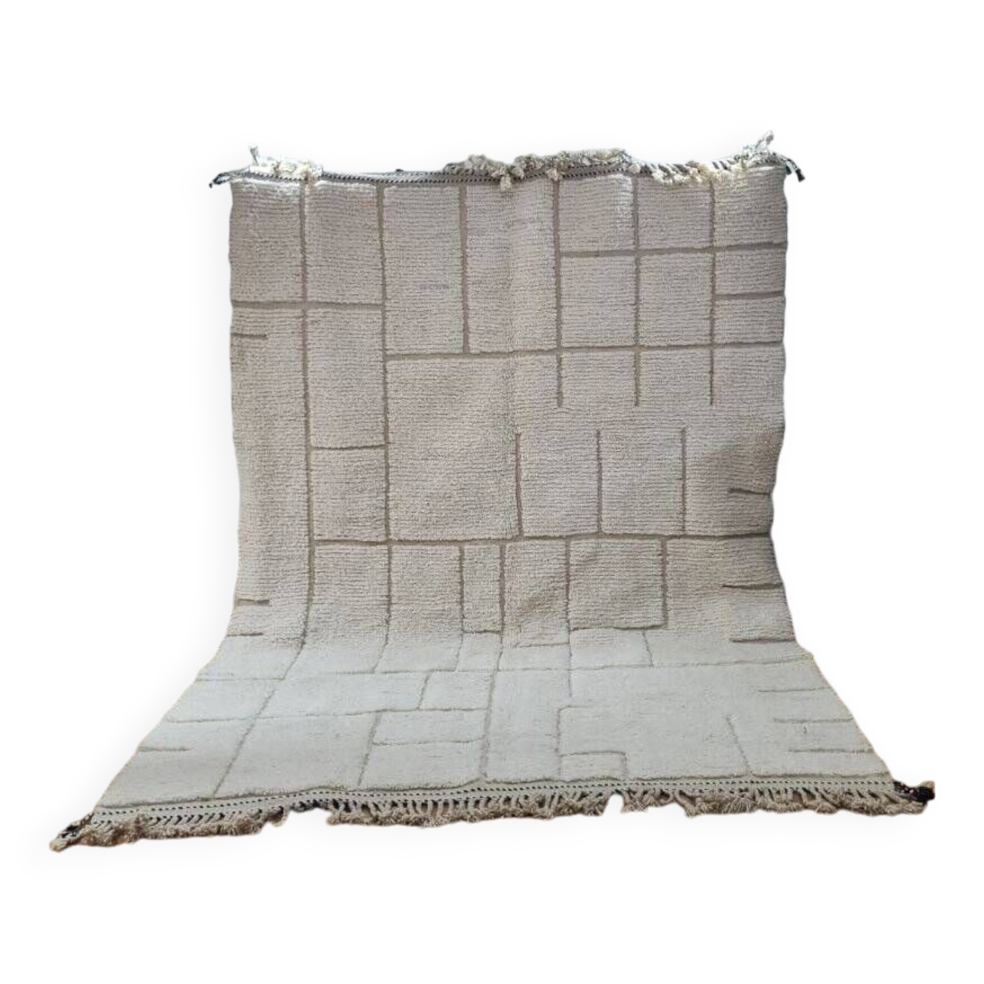 Handmade wool Berber rug 300X200 cm