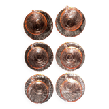 Set of 6 Rosaline Arcoroc cups