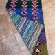 Small vintage Boujaad rug: Abstract Moroccan Boucherouite rug