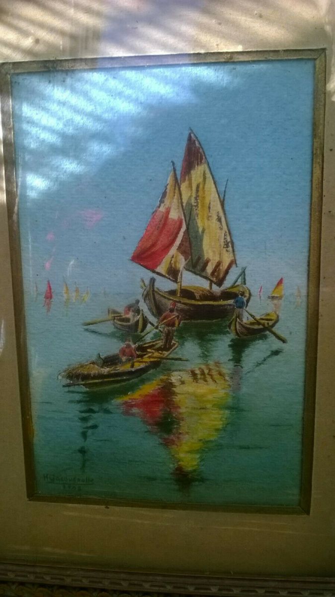 Paintings boats