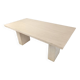 Vintage travertine dining table, 1970s