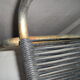 Chaise scoubidou métal chromé , vintage années 60