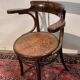 Fauteuil de bureau Fischel en bois courbé