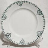 Lot de 10 assiettes plates en terre de fer