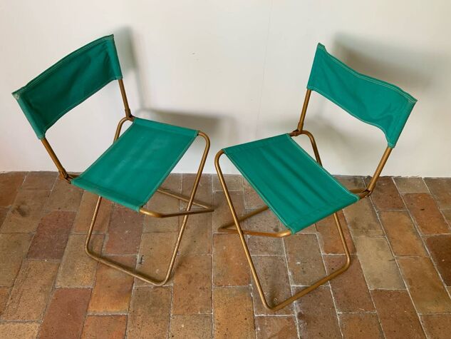 Pair of camping chairs