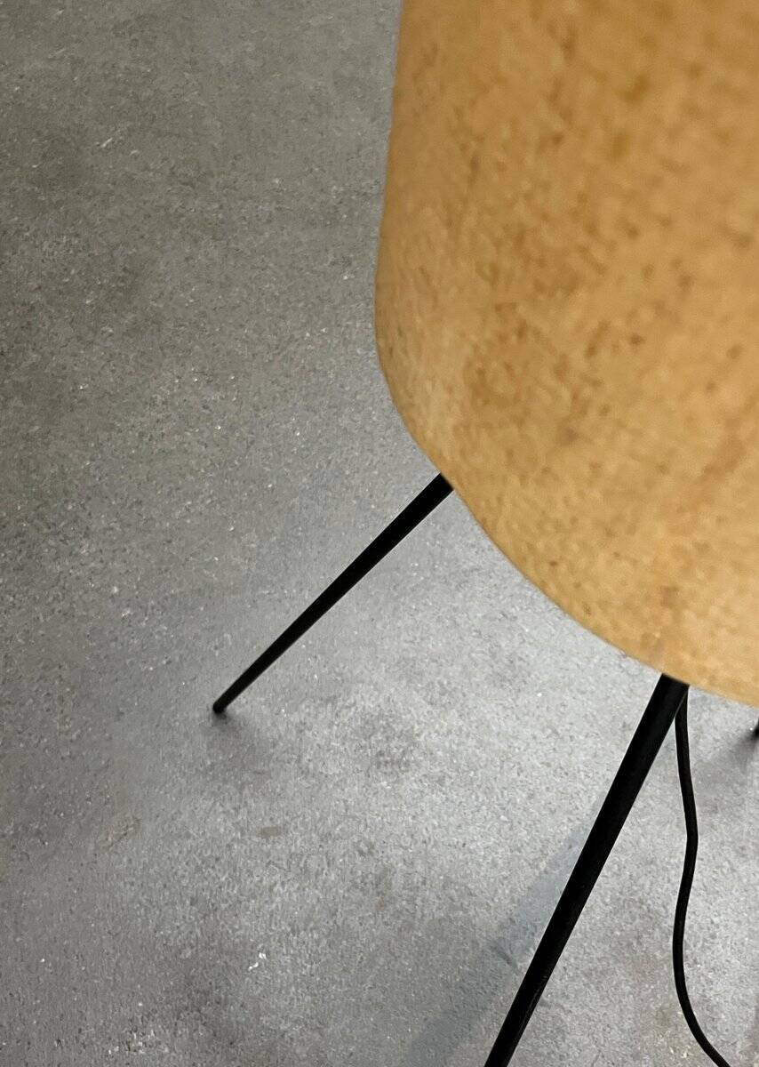 Mid-century minimalist tripod floor lamp by Hesse Leuchten, 1960s.