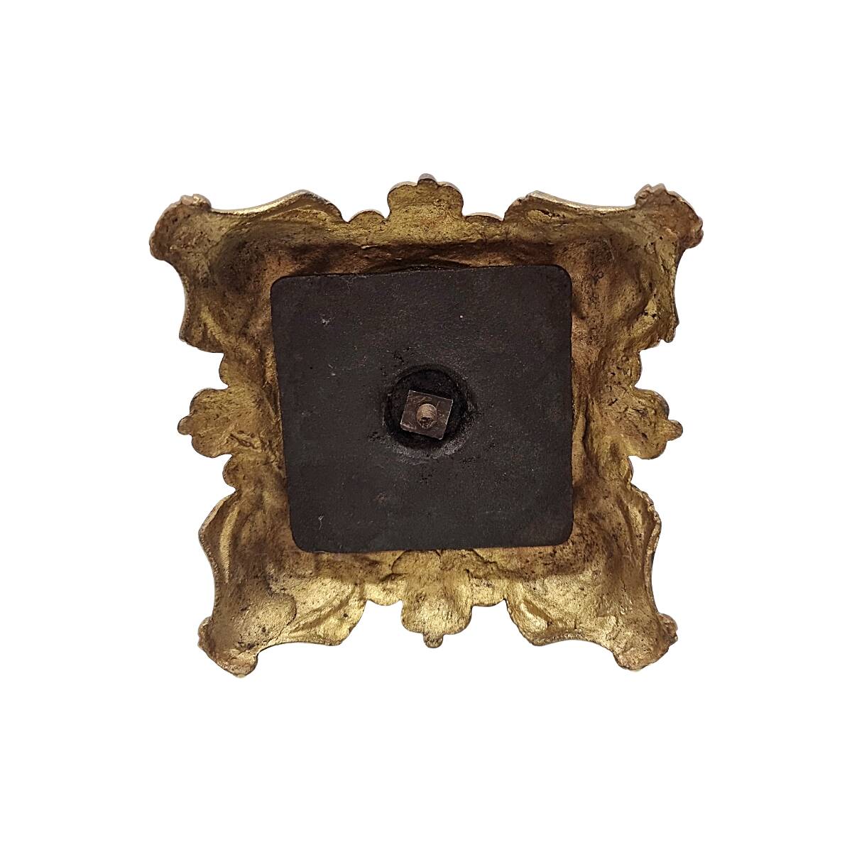 French antique candlestick with marble