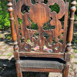 Prayer chair vintage oak