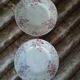20 mismatched antique flat plates in ironstone