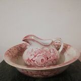 Pitcher and bowl signed tf (théophile fenal)
