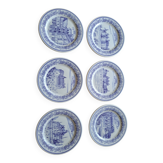 assiettes mignardise châteaux de la loire