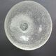 Vintage frosted crystal footed bowl