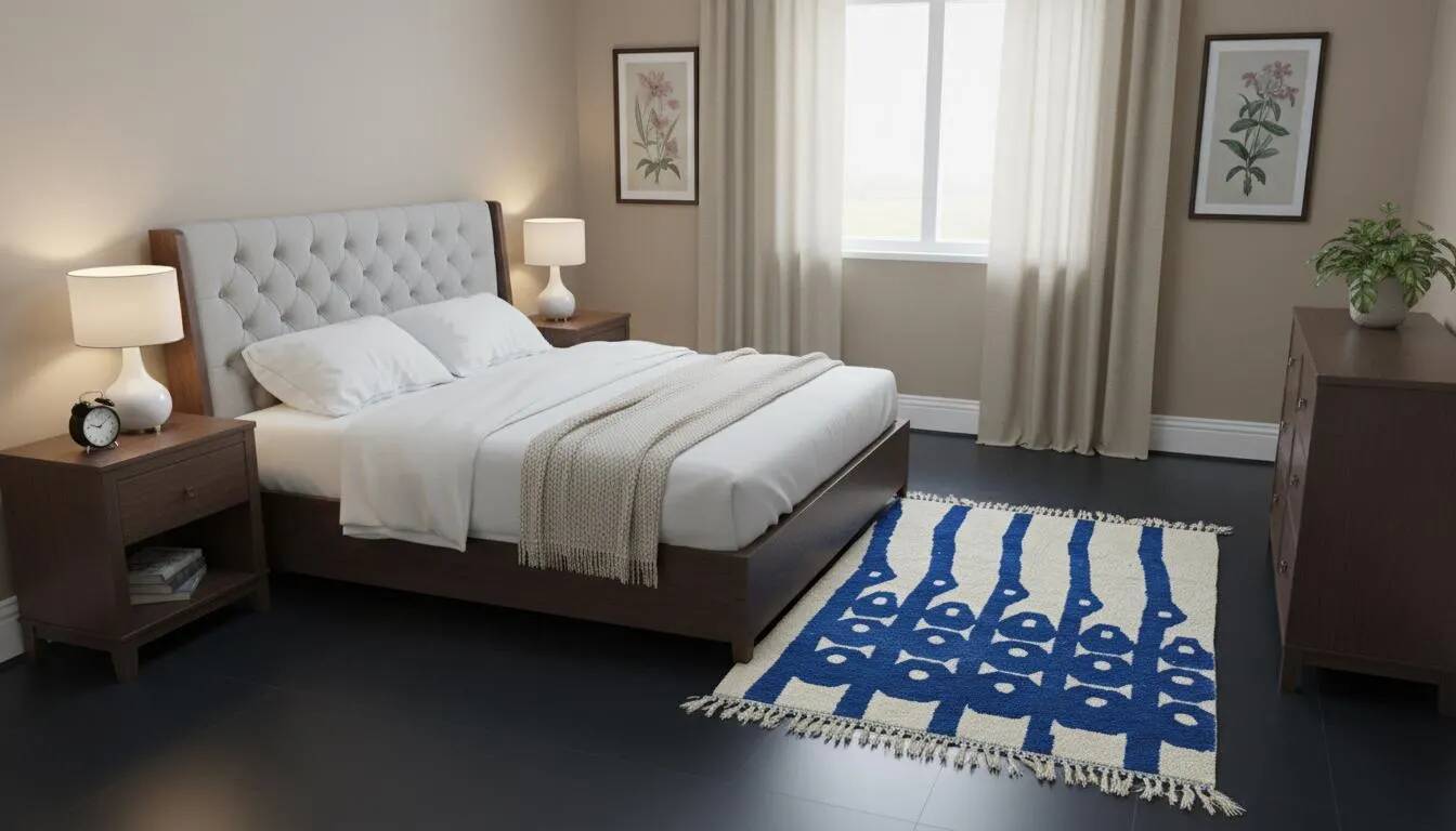 Handmade Berber artisan rug 3x2 m