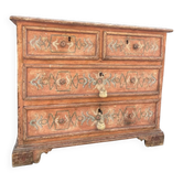 Antique wooden chest of drawers, Tuscany 17th century