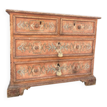 Antique wooden chest of drawers, Tuscany 17th century