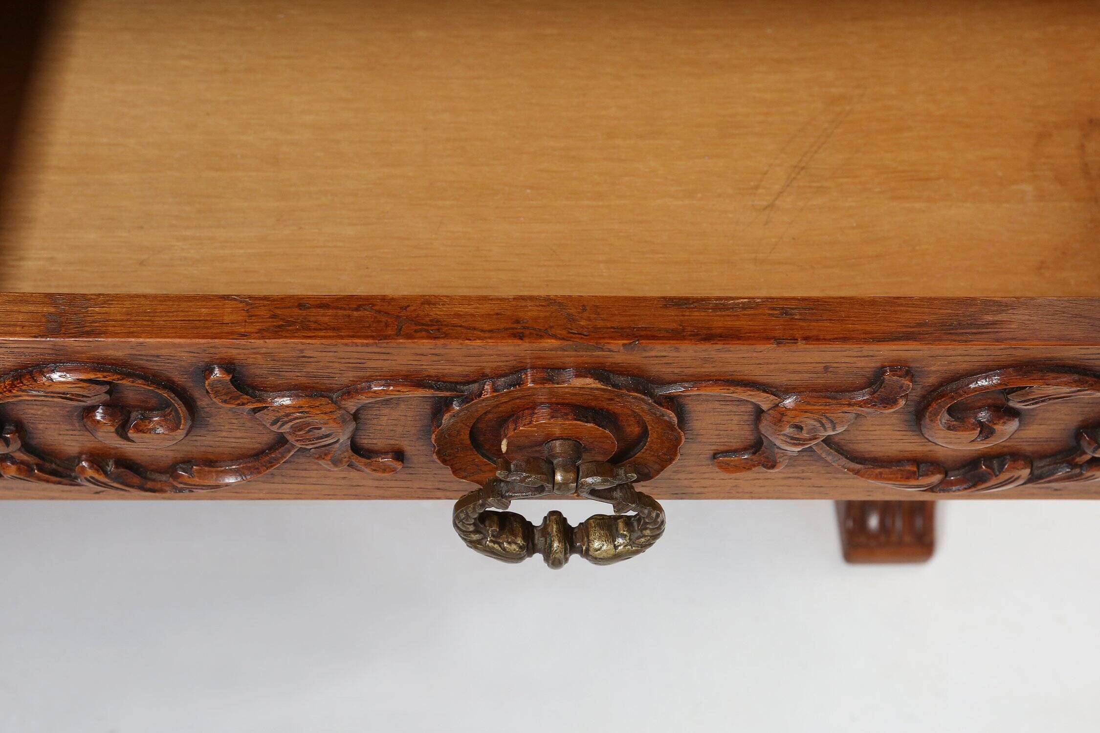 20th century baroque style carved sideboard, Spain ca. 1950