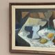 Original Swedish Oil on Canvas – “Still Life” by Inge Camill – Signed – Vintage & Framed – 57 × 34 cm (22.4" × 13.4")