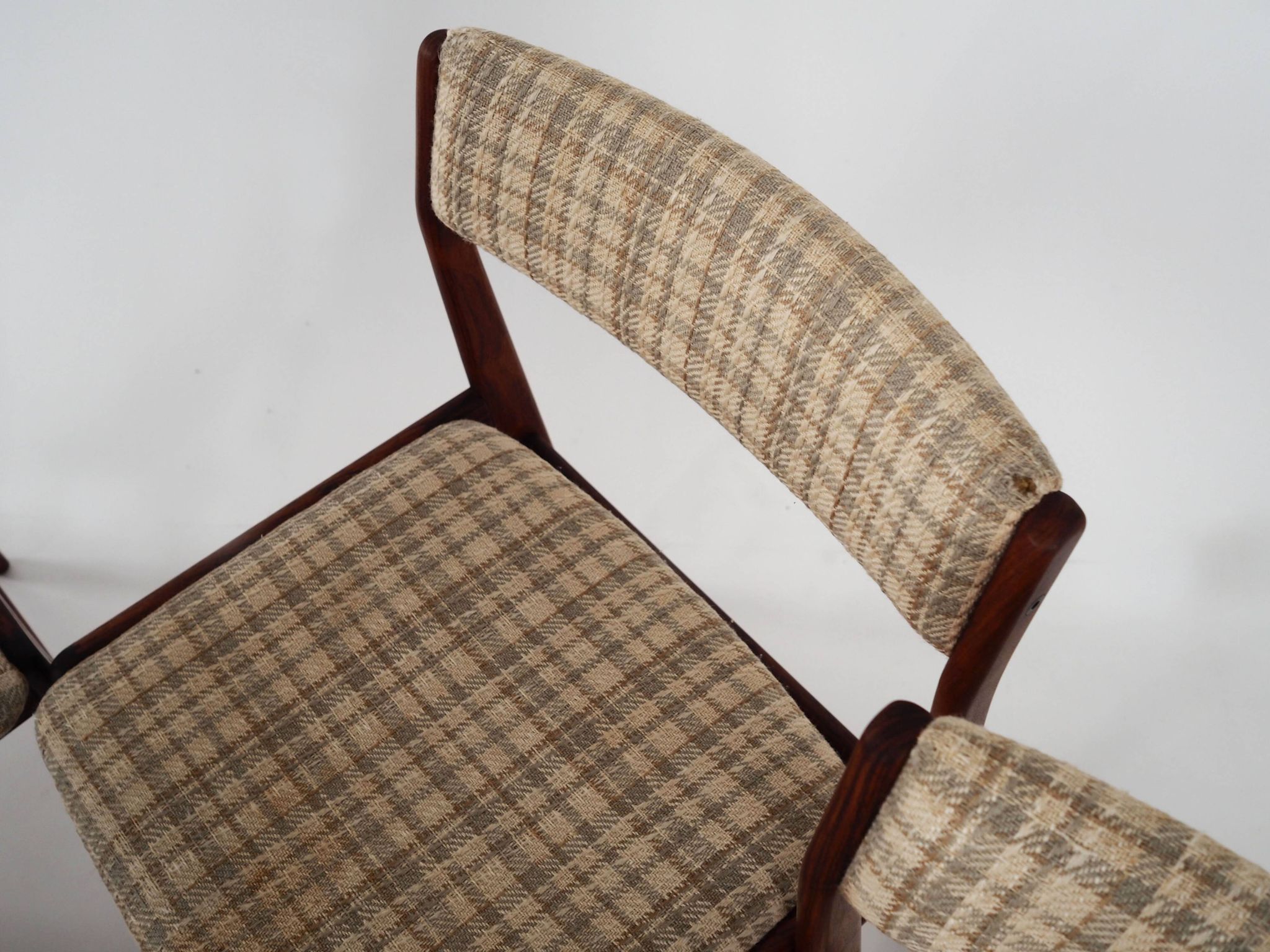 Set of six rosewood chairs, Danish design, 1970s, manufactured by Thorsø Møbelfabrik