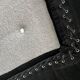 Collectible Anfibio Sofa Bed, black velvet lounge chair, Italian Space Age