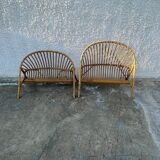 Rattan headboard