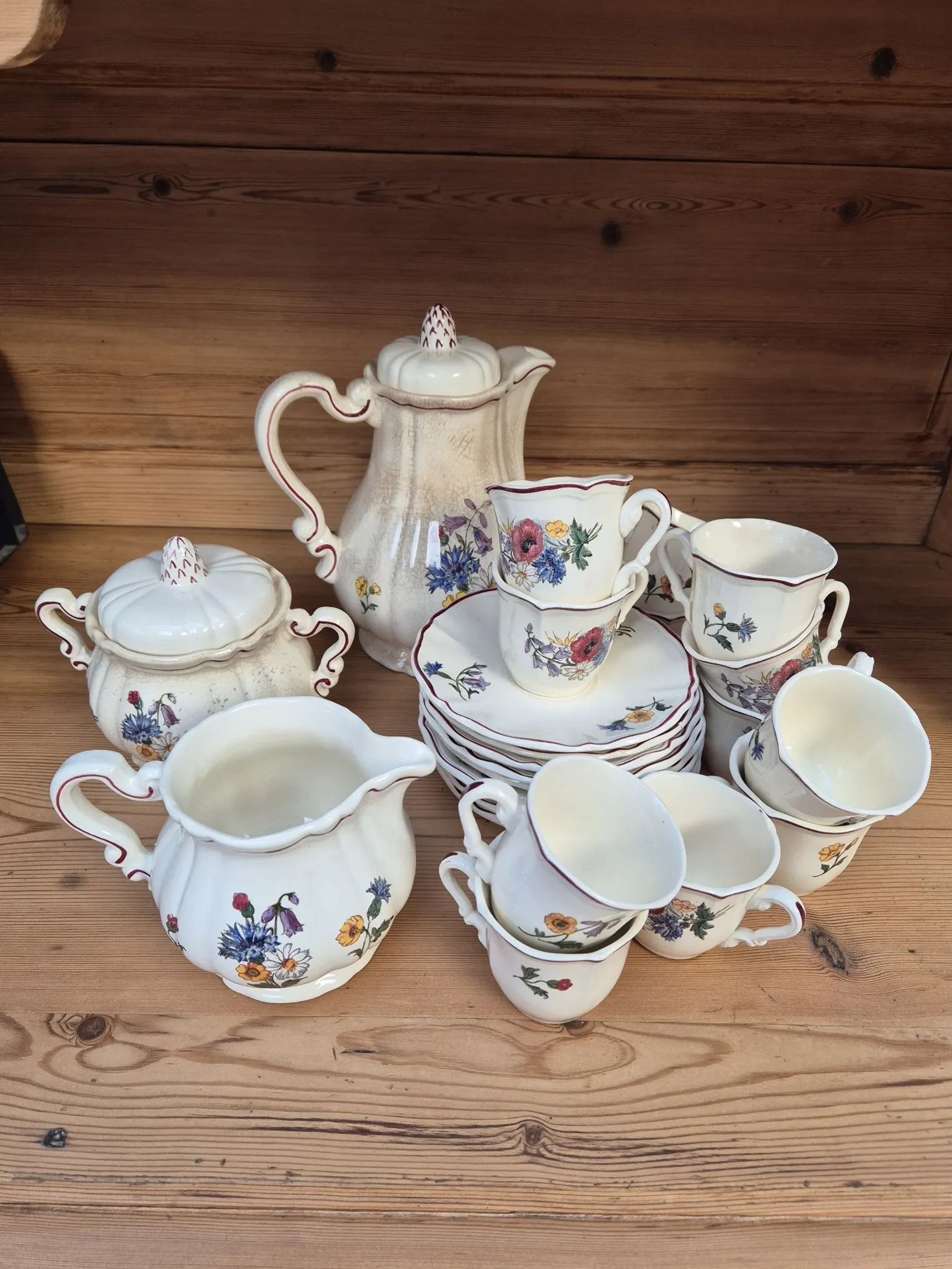 Complete tea and coffee service Sarreguemines