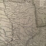 Old map of Paraguay - 1910