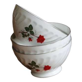 Set of 3 porcelain bowls