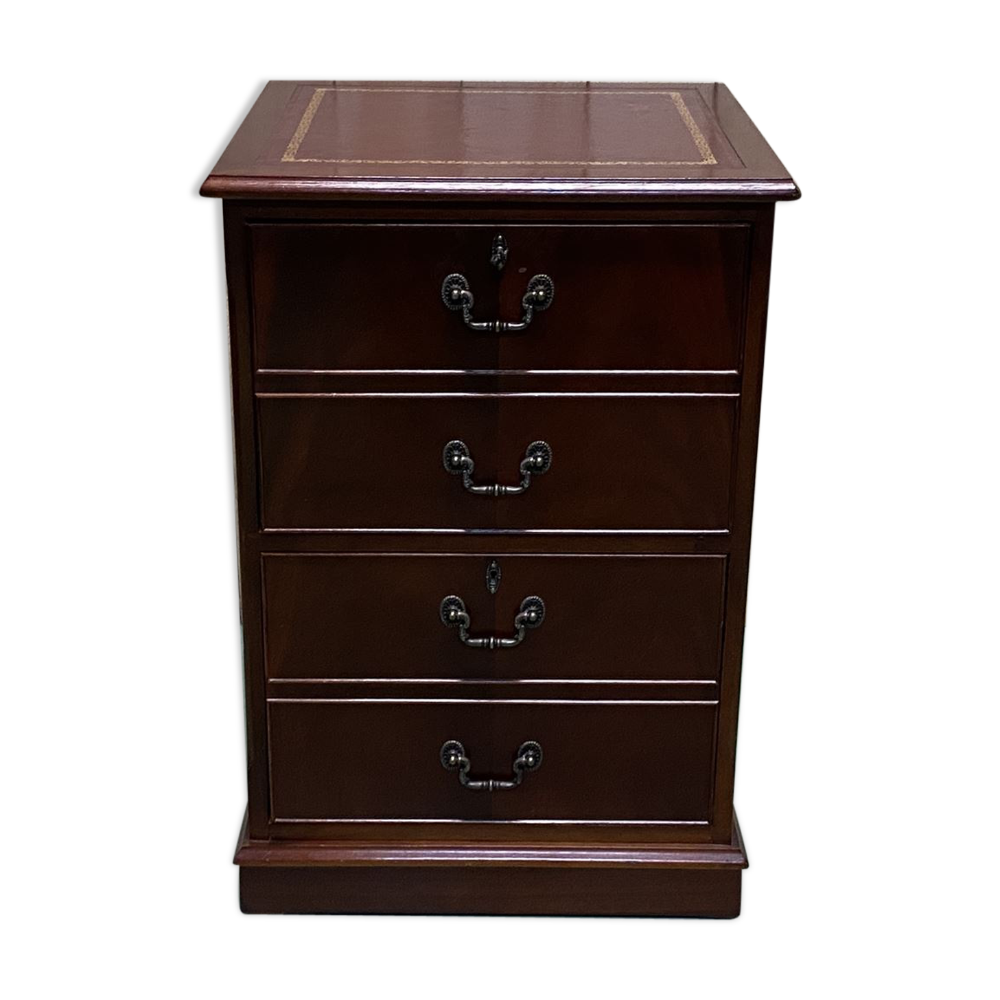 Mahogany filing cabinet 1950
