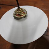 Suspension opaline blanche