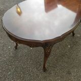 Table basse ovale bois - style Louis XV