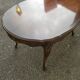 Table basse ovale bois - style Louis XV