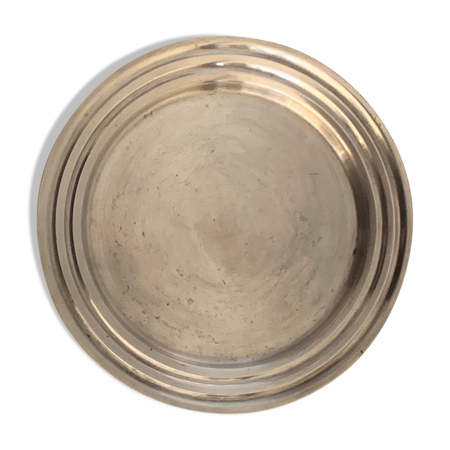 Christofle bottle underside in art deco silver metal